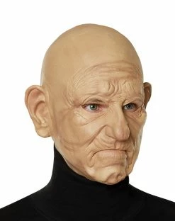 Spirit Halloween Bald Old Man Full Mask 7 Spirit Halloween Bald Old Man Full Mask -Halloween ACCESSORIES store 01476233 c