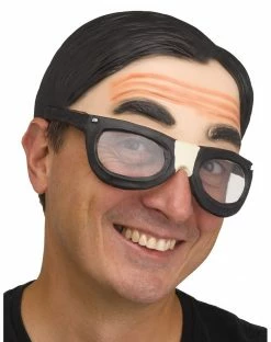 Spirit Halloween Nerd Half Mask