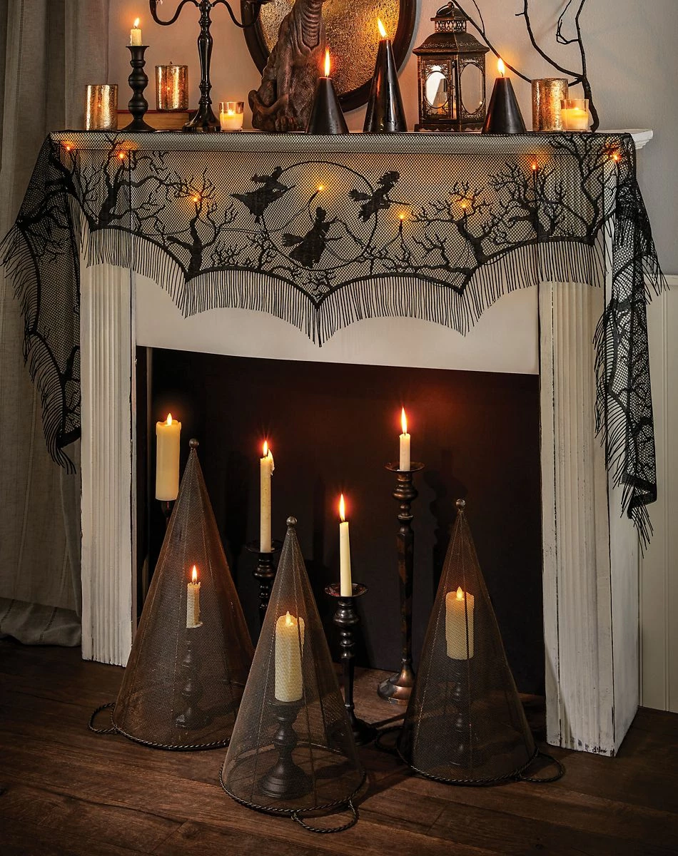 Spirit Halloween Light-Up LED Mantel Scarf - Hocus Pocus 1 Spirit Halloween Light-Up LED Mantel Scarf - Hocus Pocus