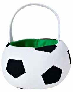 Spirit Halloween Soccer Ball Plush Treat Bucket