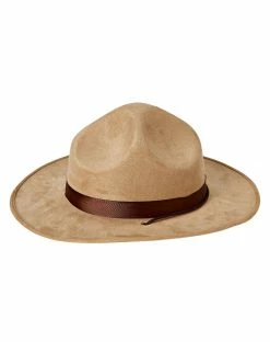 Spirit Halloween Deluxe Tan Ranger Hat -Halloween ACCESSORIES store 01477835 c