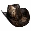 Spirit Halloween Snakeskin Cowboy Hat