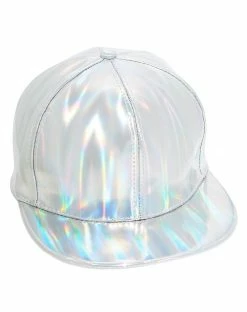 Spirit Halloween Silver Shimmer Snapback Hat