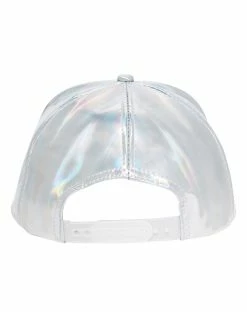 Spirit Halloween Silver Shimmer Snapback Hat -Halloween ACCESSORIES store 01478056 c