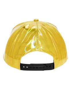 Spirit Halloween Gold Shimmer Snapback Hat -Halloween ACCESSORIES store 01478064 c