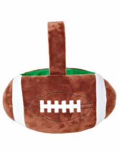 Spirit Halloween Football Plush Treat Bucket