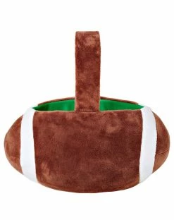 Spirit Halloween Football Plush Treat Bucket -Halloween ACCESSORIES store 01478601 d