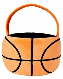 Spirit Halloween Basketball Plush Treat Bucket
