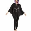 Spirit Halloween Adult Black Cat Poncho