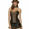 Spirit Halloween Applique Steampunk Corset