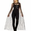 Spirit Halloween Adult Black Lace Cape