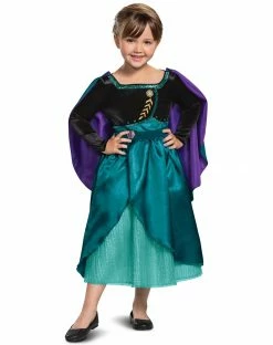 Spirit Halloween Deluxe Queen Anna Dress - Frozen 2