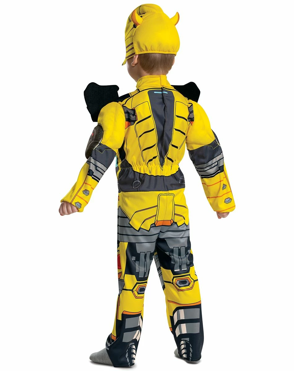Spirit Halloween Toddler Muscle Bumblebee Costume - Transformers 2 Spirit Halloween Toddler Muscle Bumblebee Costume - Transformers - Image 2