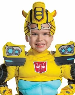 Spirit Halloween Toddler Muscle Bumblebee Costume - Transformers 5 Spirit Halloween Toddler Muscle Bumblebee Costume - Transformers -Halloween ACCESSORIES store 01480722 c