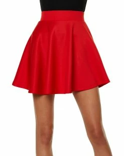 Spirit Halloween Red Scuba Skater Skirt