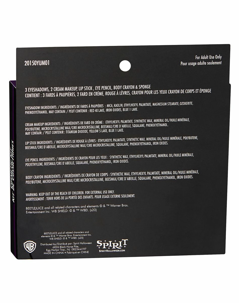 Spirit Halloween Beetlejuice Makeup Kit 3 Spirit Halloween Beetlejuice Makeup Kit - Image 3