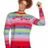 Spirit Halloween Adult Chucky Sweater