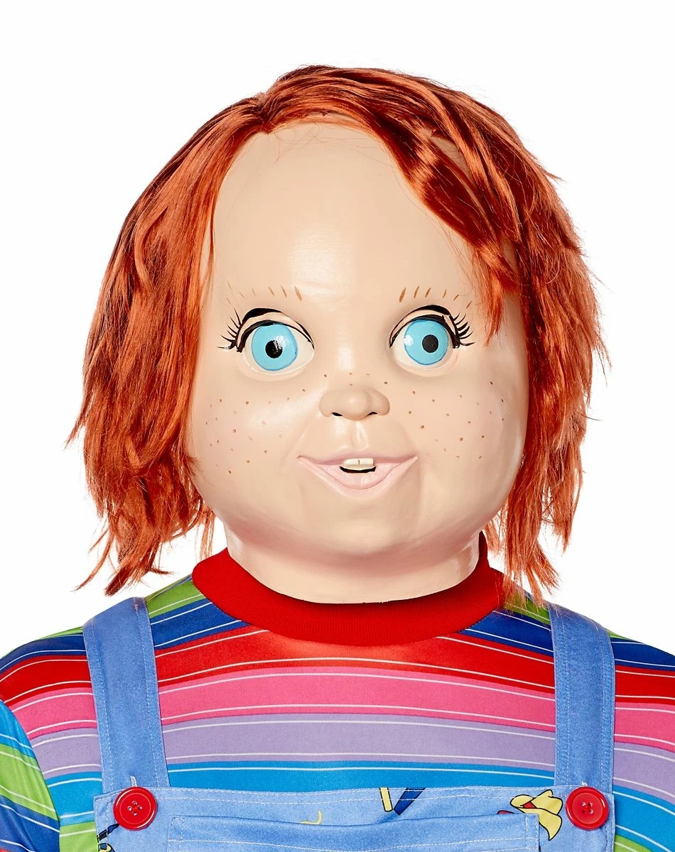 Spirit Halloween Good Guy Chucky Full Mask - Child's Play 2 1 Spirit Halloween Good Guy Chucky Full Mask - Child's Play 2