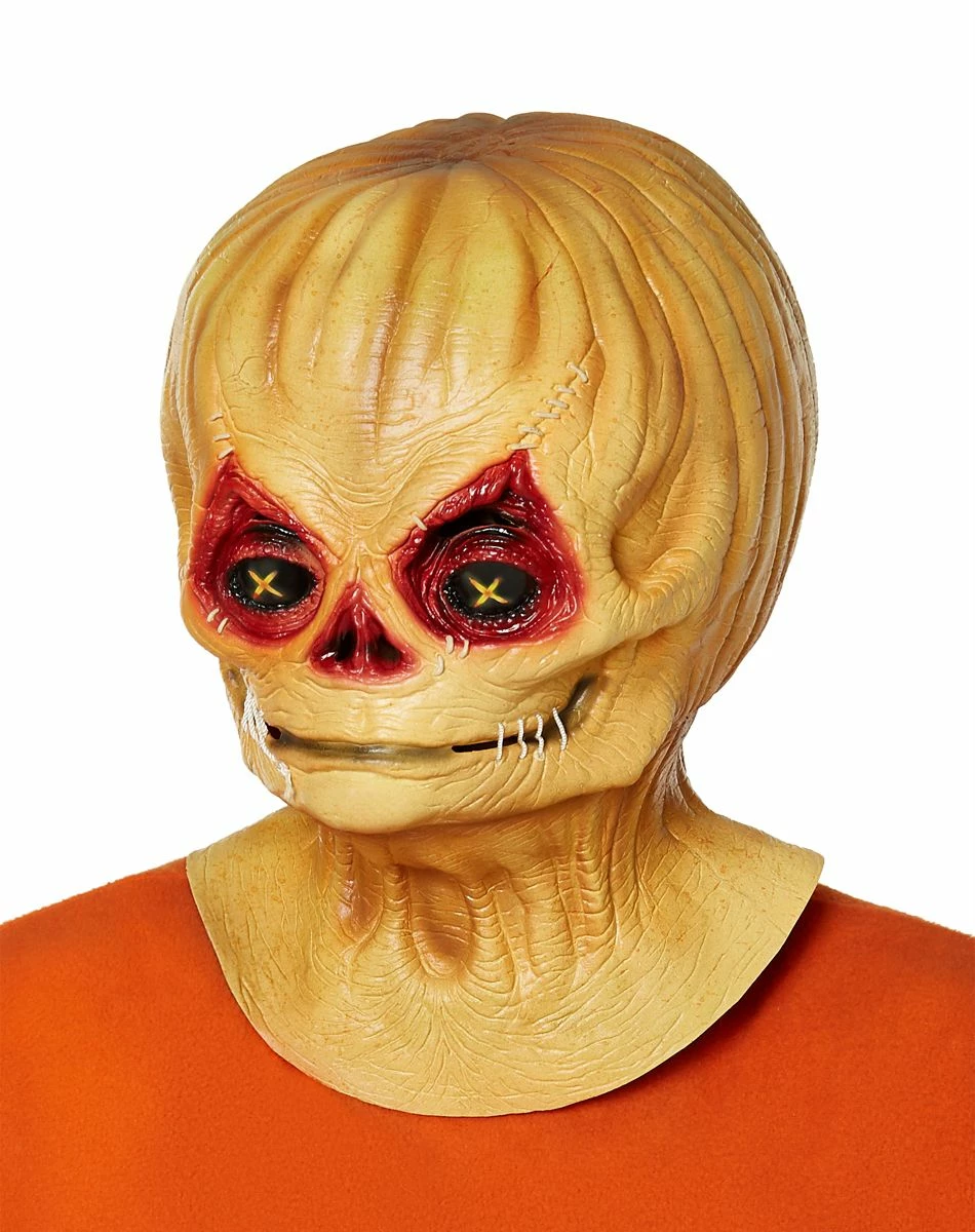 Spirit Halloween Unmasked Sam Full Mask - Trick 'r Treat 3 Spirit Halloween Unmasked Sam Full Mask - Trick 'r Treat - Image 3