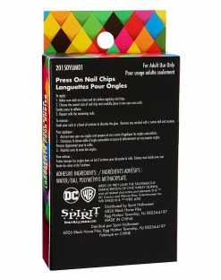 Spirit Halloween Harley Quinn Press On Nails - Birds of Prey -Halloween ACCESSORIES store 01486414 d