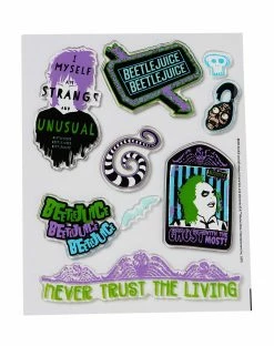 Spirit Halloween Beetlejuice Gel Clings -Halloween ACCESSORIES store 01487982 c