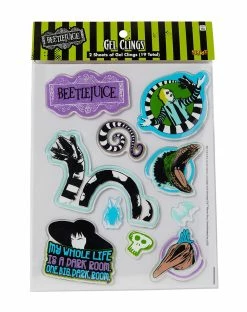 Spirit Halloween Beetlejuice Gel Clings -Halloween ACCESSORIES store 01487982 d