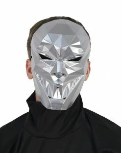 Spirit Halloween Fractal Smiler Half Mask