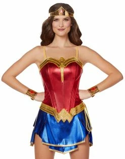 Spirit Halloween Adult Wonder Woman 1984 Corset - Wonder Woman