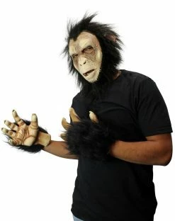 Spirit Halloween Chimp Half Mask with Hands -Halloween ACCESSORIES store 01488345 b