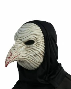 Spirit Halloween Hooded Bird Full Mask -Halloween ACCESSORIES store 01488386 c