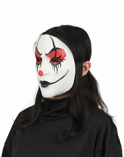 Spirit Halloween Female Clown Half Mask -Halloween ACCESSORIES store 01488451 c