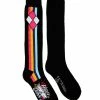 Spirit Halloween Harley Quinn Striped Knee High Socks - Birds of Prey