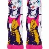 Spirit Halloween Harley Quinn Face Crew Socks - Birds of Prey