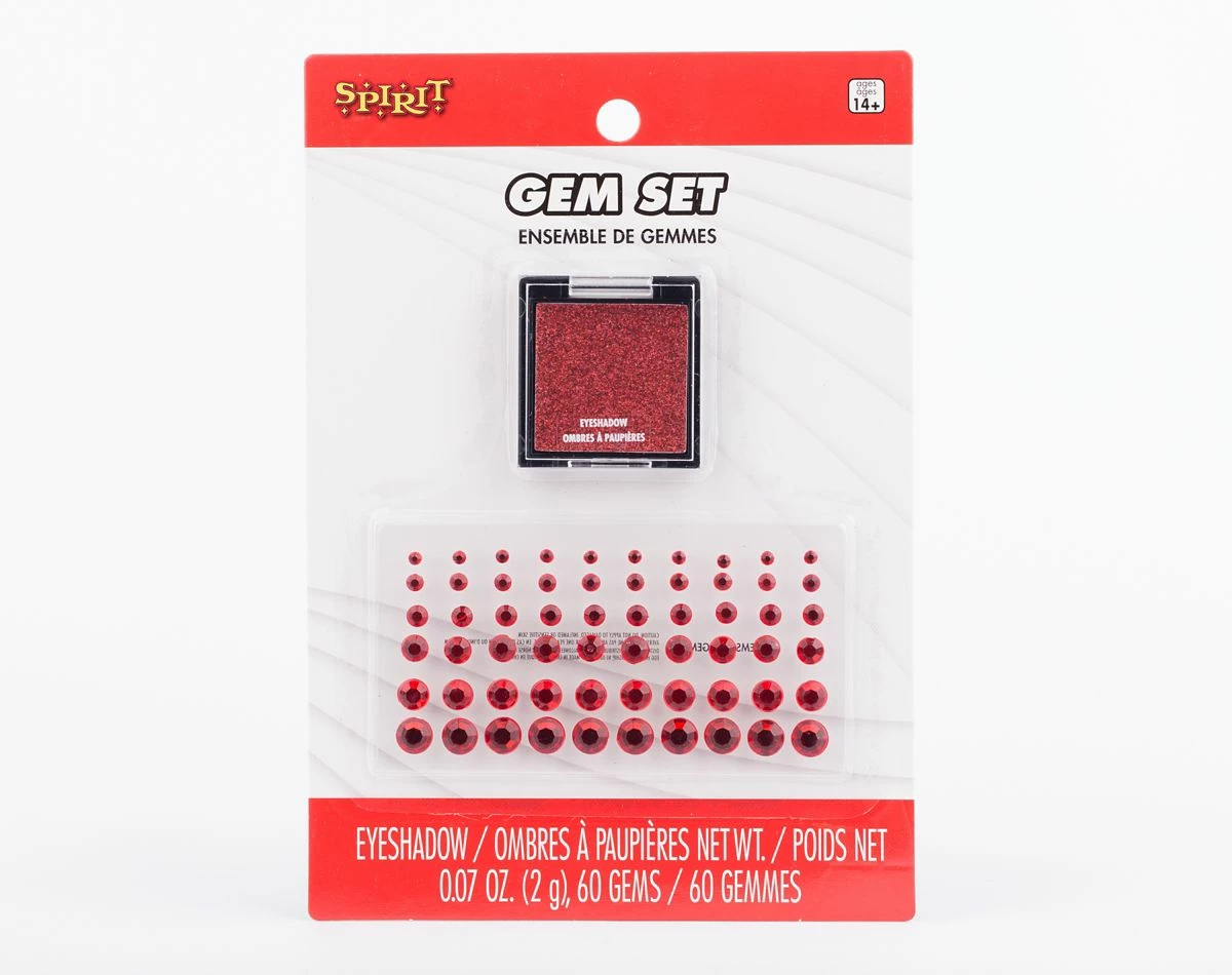 Spirit Halloween Press On Gem Stones Makeup Set 1 Spirit Halloween Press On Gem Stones Makeup Set