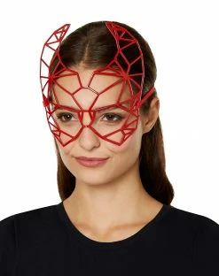 Spirit Halloween Geometric Devil Mask -Halloween ACCESSORIES store 01489566 c