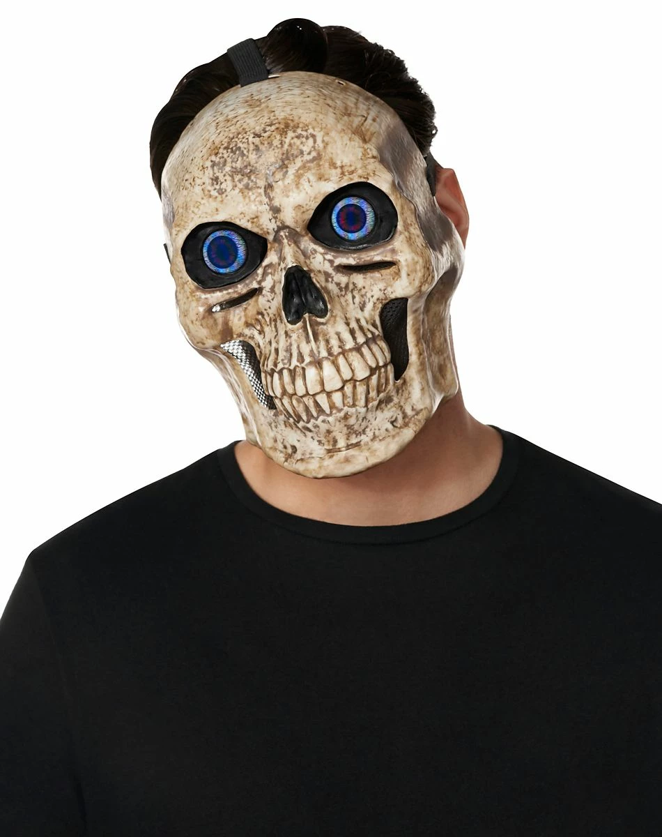 Spirit Halloween Light-Up Digiteyes Half Mask 2 Spirit Halloween Light-Up Digiteyes Half Mask - Image 2