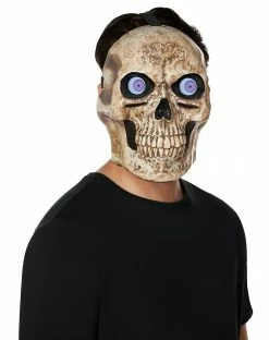 Spirit Halloween Light-Up Digiteyes Half Mask 5 Spirit Halloween Light-Up Digiteyes Half Mask -Halloween ACCESSORIES store 01490234 c