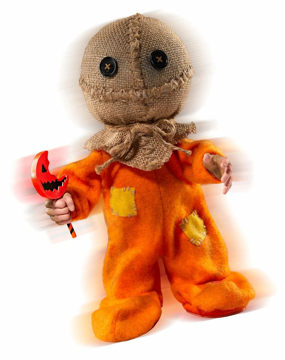 Spirit Halloween Sam Animated Sidestepper Decoration - Trick 'r Treat 3 Spirit Halloween Sam Animated Sidestepper Decoration - Trick 'r Treat - Image 3