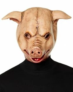 Spirit Halloween Severed Pig Head Full Mask