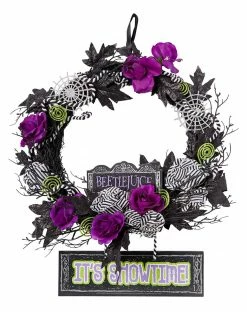 Spirit Halloween It's Showtime Wreath - Beetlejuice