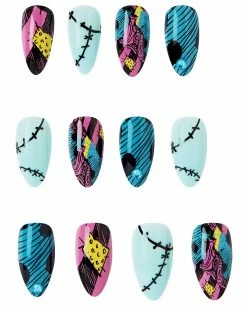 Spirit Halloween Adult Sally Press on Nails - The Nightmare Before Christmas