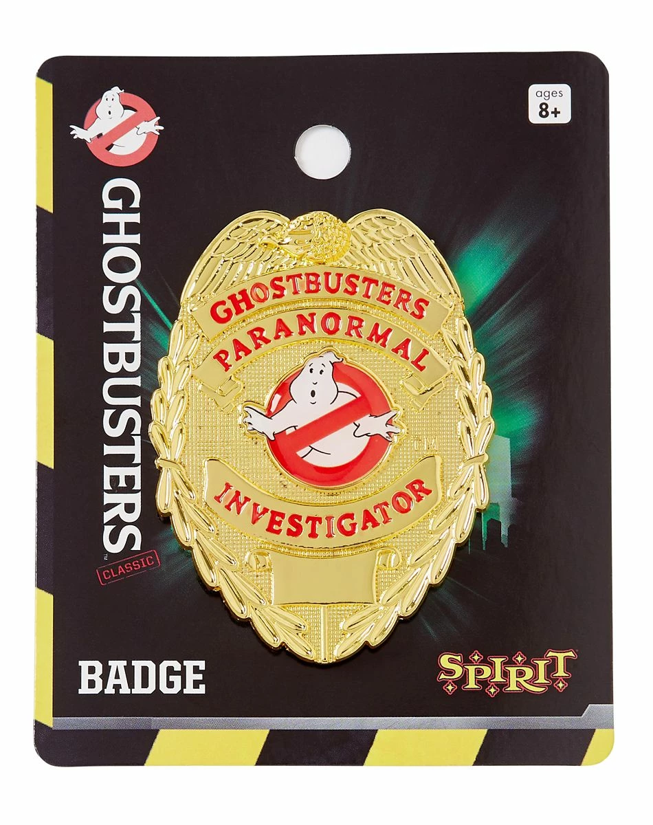 Spirit Halloween Paranormal Investigator Badge - Ghostbusters 2 Spirit Halloween Paranormal Investigator Badge - Ghostbusters - Image 2