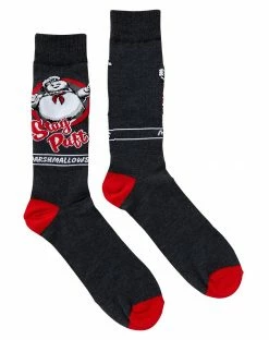 Spirit Halloween Stay Puft Marshmallow Man Crew Socks - Ghostbusters
