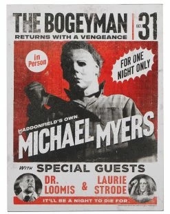 Spirit Halloween Michael Myers Poster - Halloween