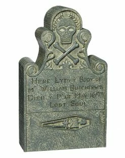 Spirit Halloween Billy Butcherson Tabletop Tombstone - Hocus Pocus