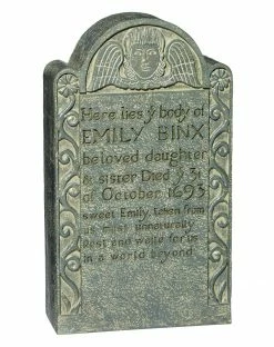 Spirit Halloween Emily Binx Tabletop Tombstone - Hocus Pocus