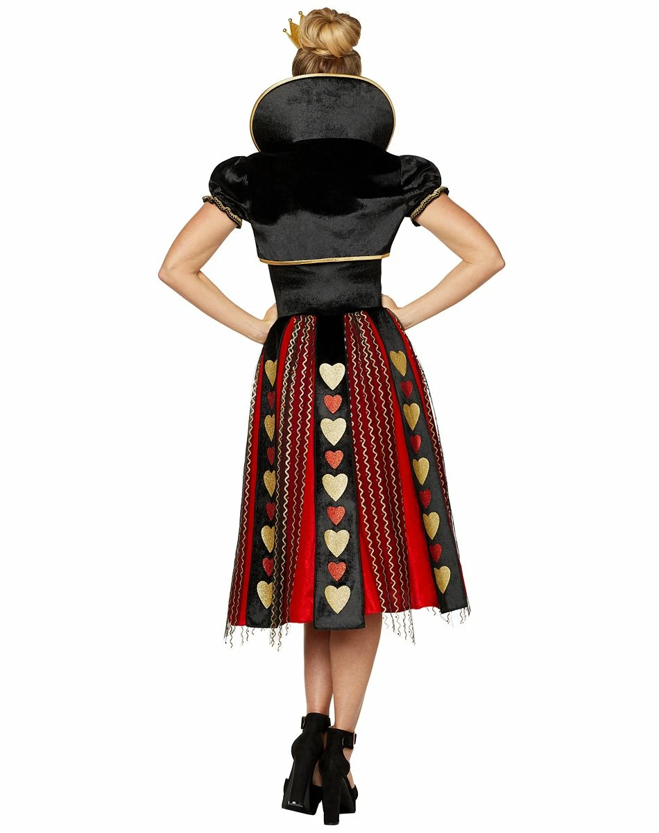 Spirit Halloween Adult Queen of Hearts Costume 2 Spirit Halloween Adult Queen of Hearts Costume - Image 2