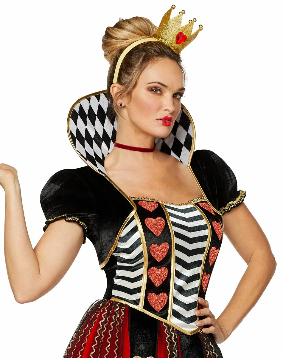 Spirit Halloween Adult Queen of Hearts Costume 3 Spirit Halloween Adult Queen of Hearts Costume - Image 3