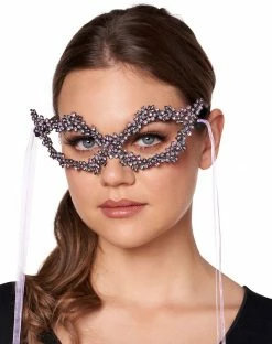 Spirit Halloween Mystical Diamond Eye Half Mask -Halloween ACCESSORIES store 01494285 b