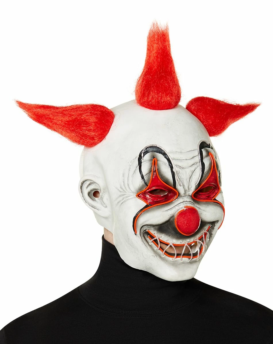 Spirit Halloween Light-Up Krazy Clown Mask 2 Spirit Halloween Light-Up Krazy Clown Mask - Image 2